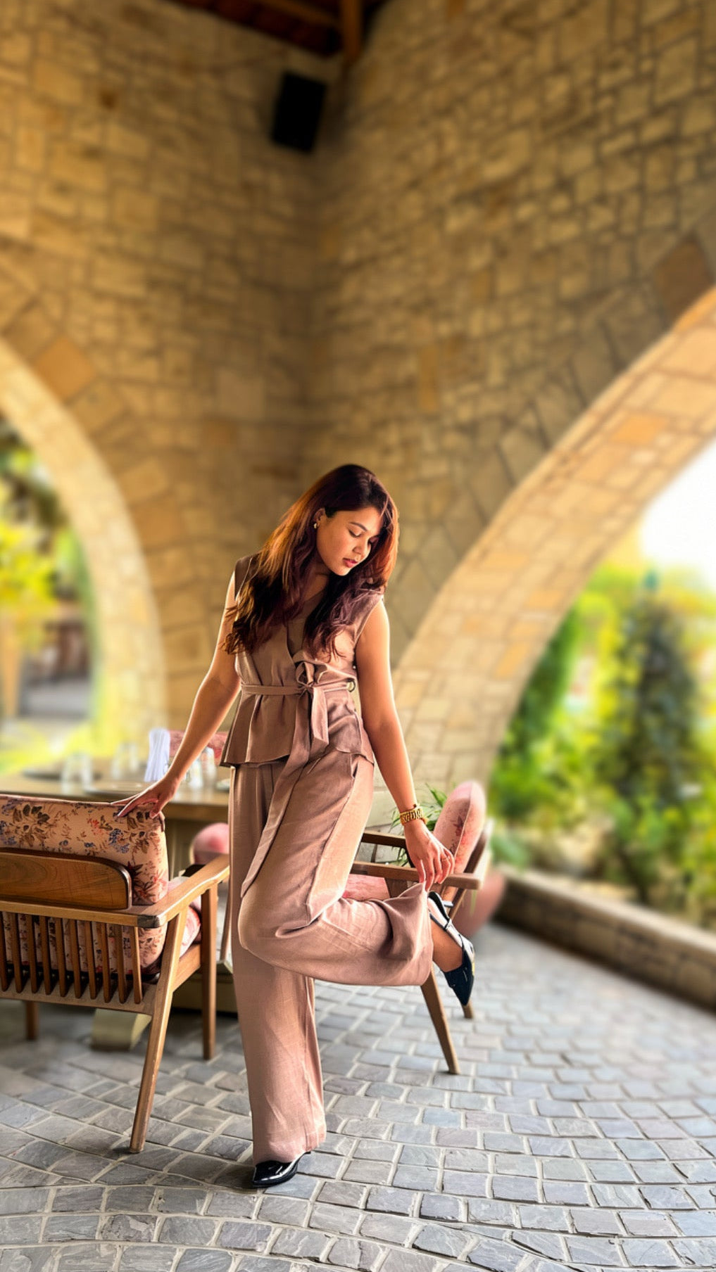 Mocha Linen Set