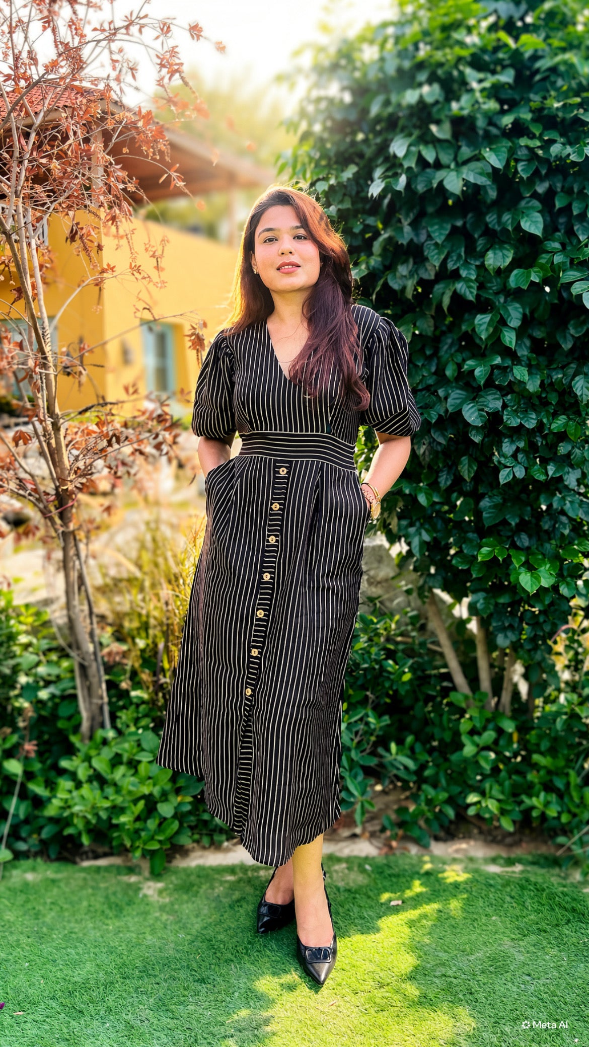 Tailored Stripe Dress