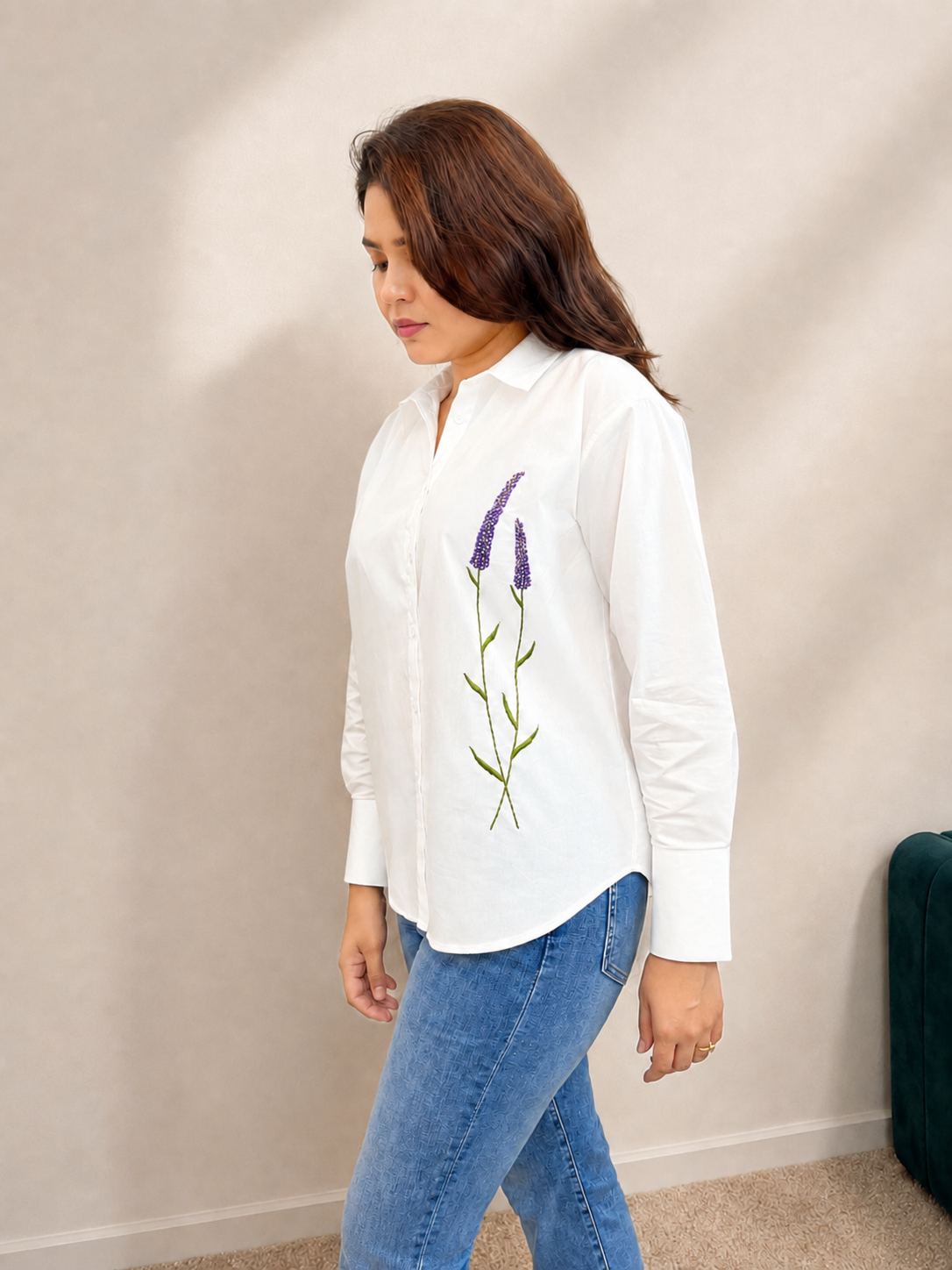 White Lavender Shirt