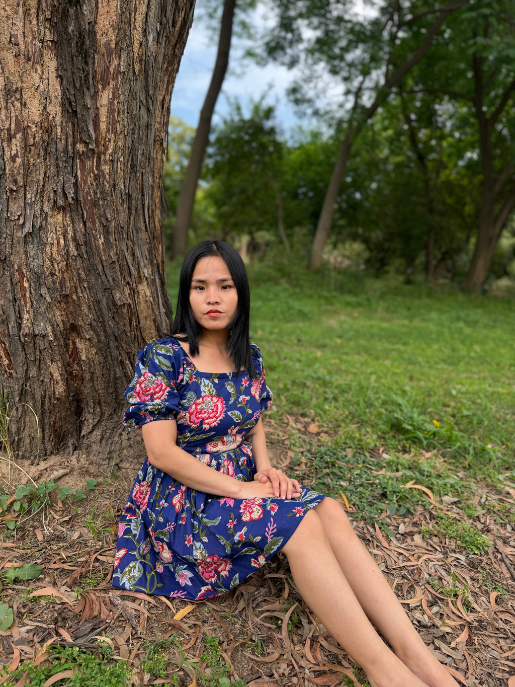 Forest Blue Dress