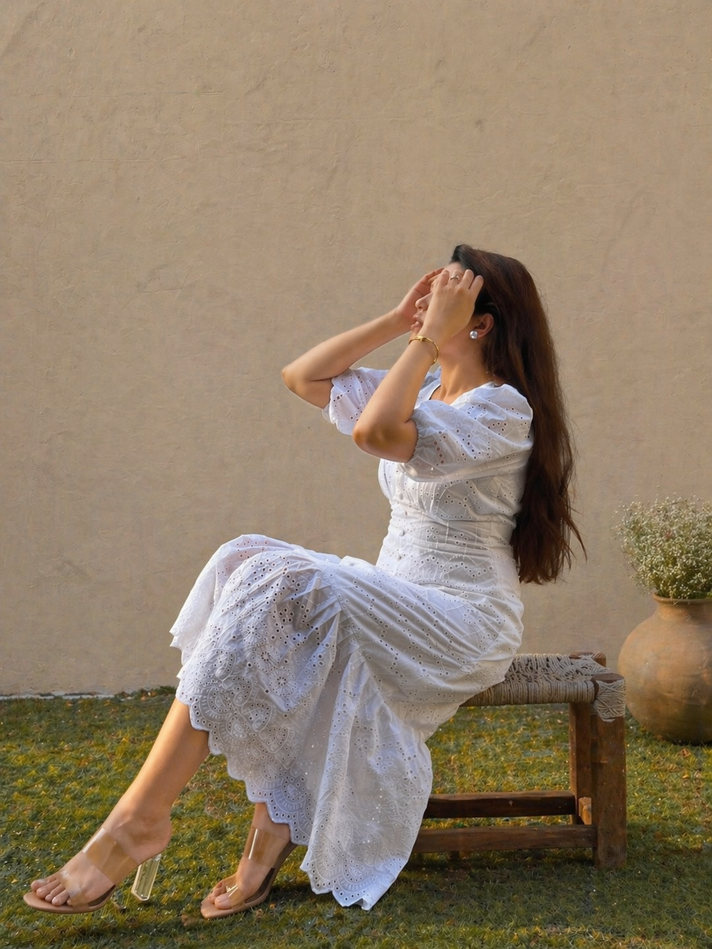 White Hakoba Dress