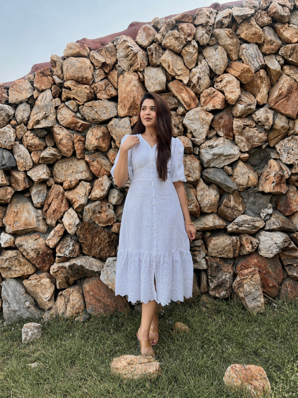 White Hakoba Dress