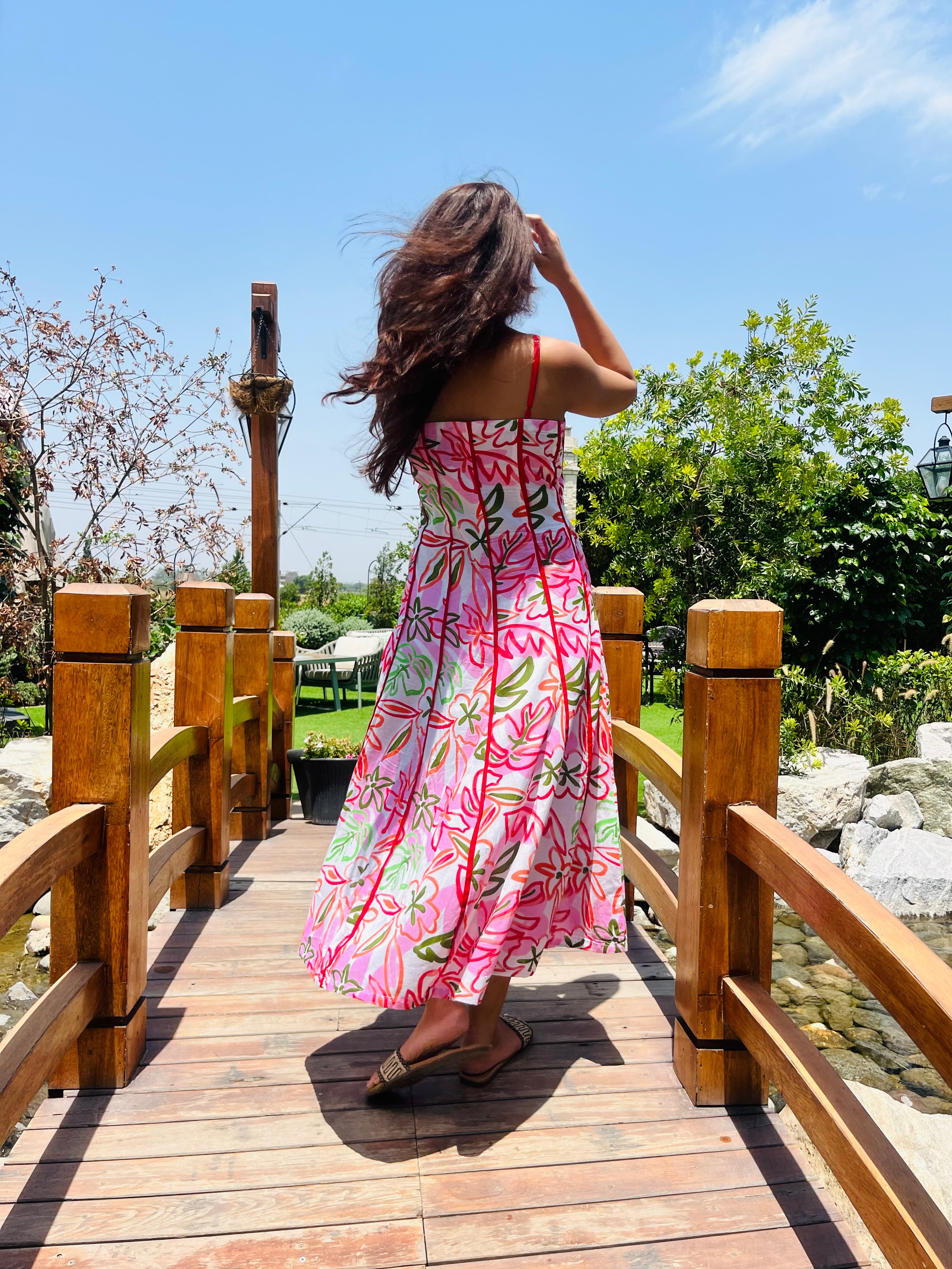 Tropical Blush Dress