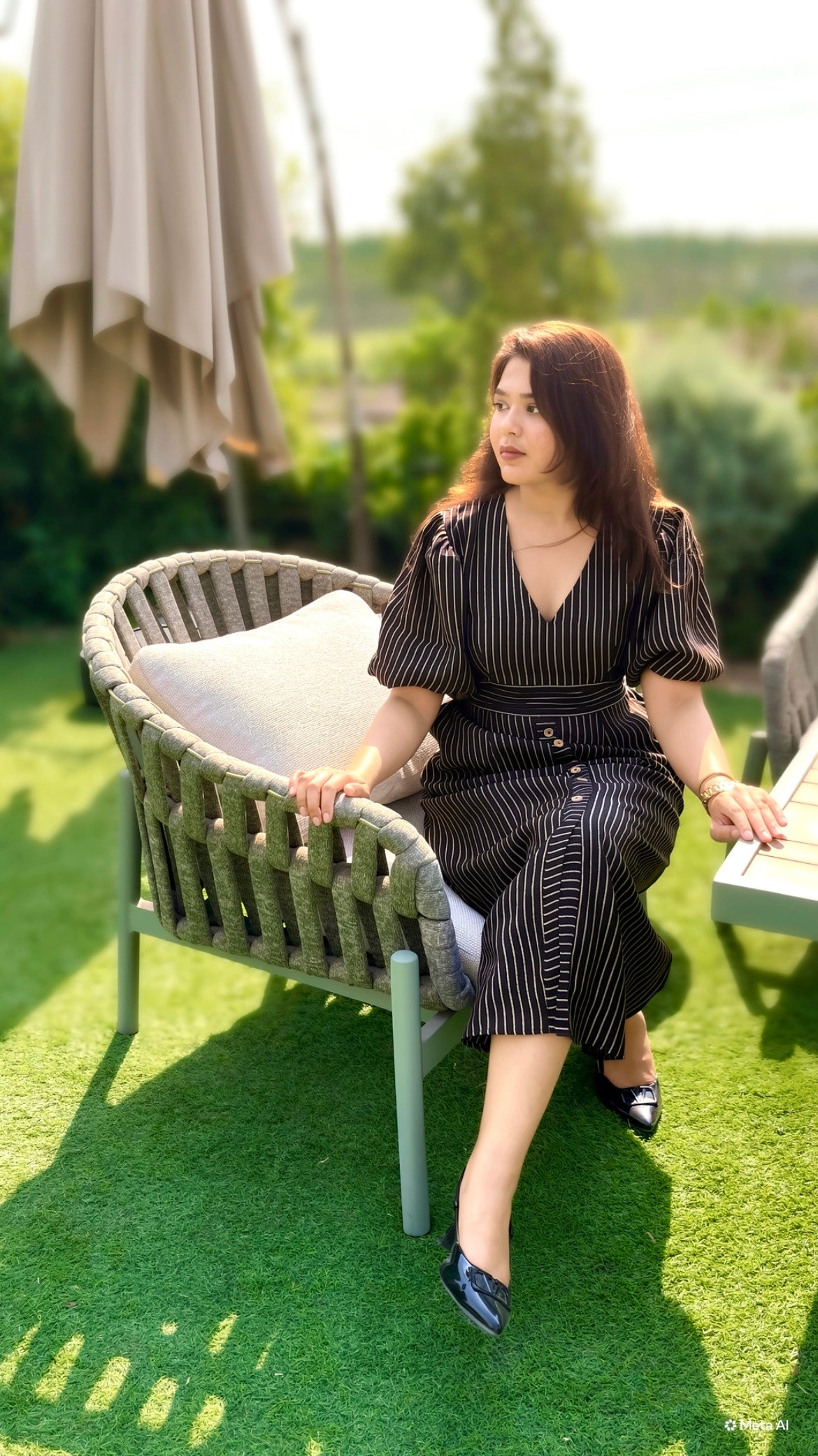Tailored Stripe Dress